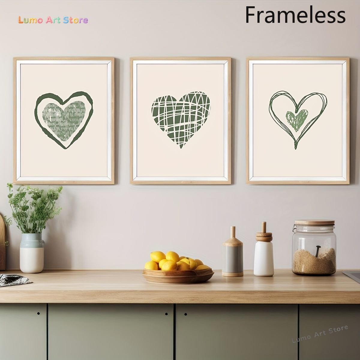Abstract Canvas Set - 2D Plat, 2D Plat, 3-delige set