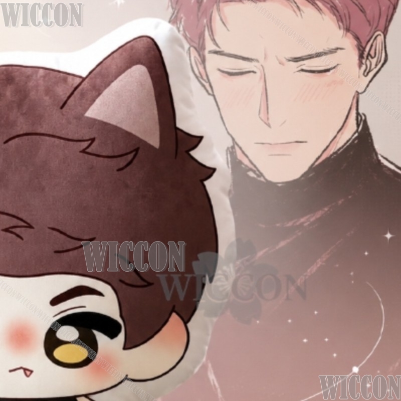 Throw Pillow - Ao Yin Valko Sierkussen Kawaii Knuffelkussen