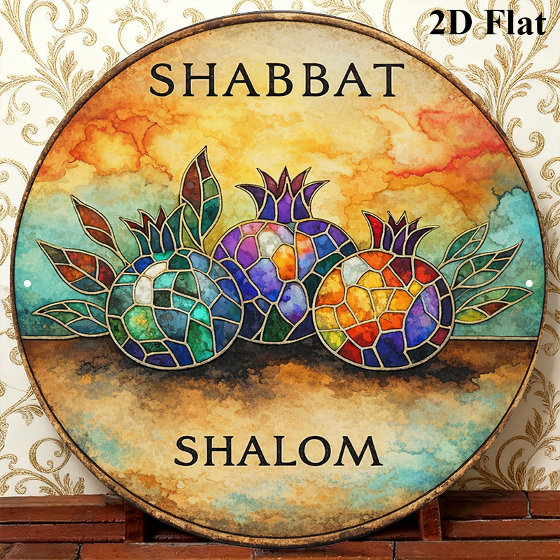 Wall Art - CIFBUY Vintage aluminium wanddecoratie, waterdicht, duurzaam,