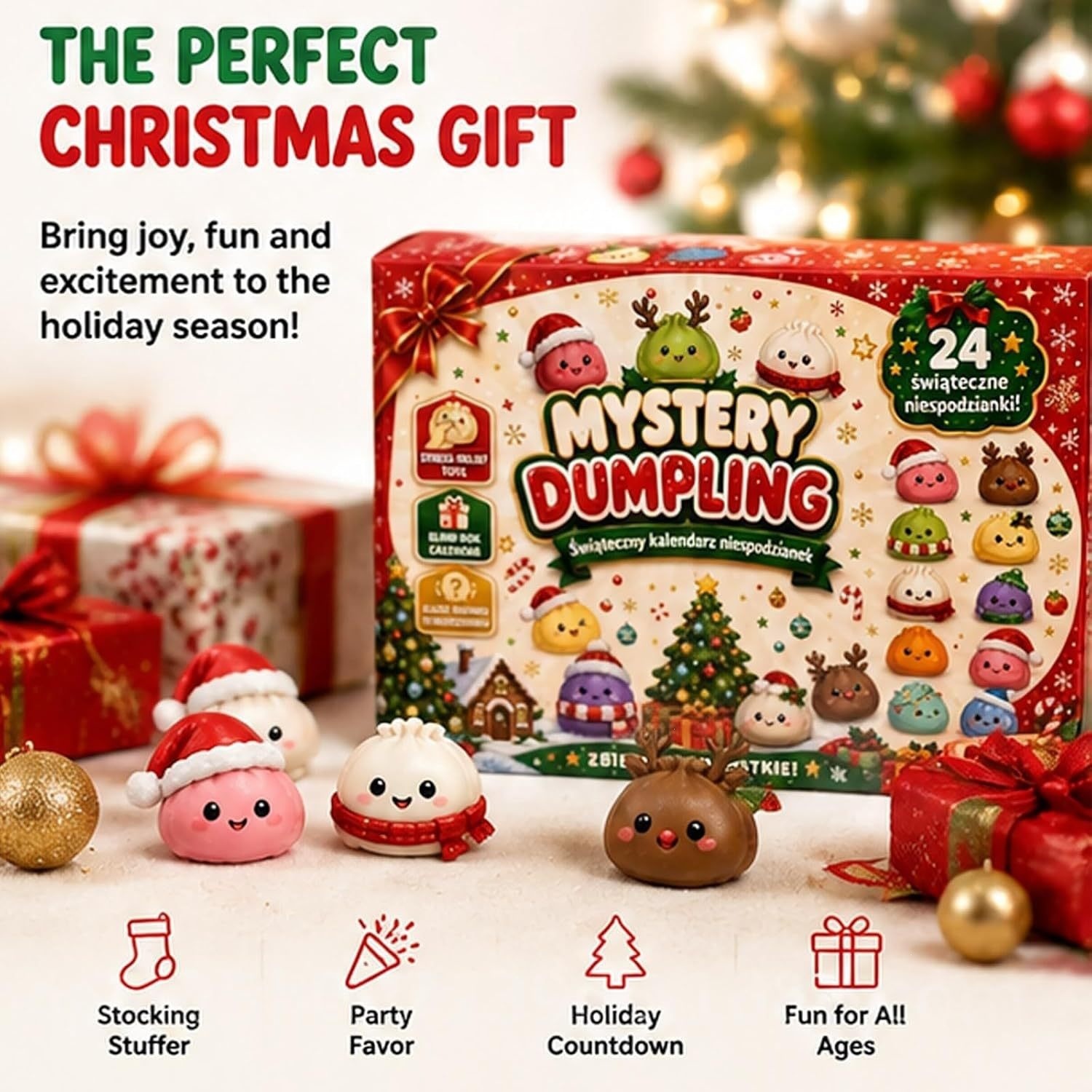 Curtain Curtain - 2026 Kerst Verrassing Adventskalender Blind Box,