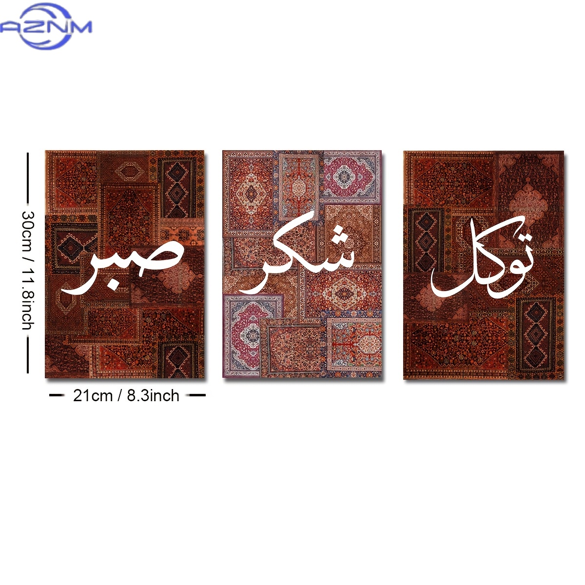 2D platte 3-delige set ongekad - Abstract Canvas Set recensie en prijs