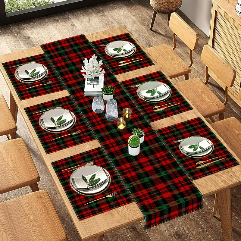 7-delige kerstplacemat en tafe - Table Runner recensie en prijs