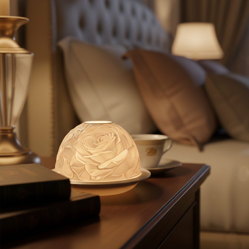 Elegante Rose Porseleinen Kaar - Candle Holder Decor recensie en prijs