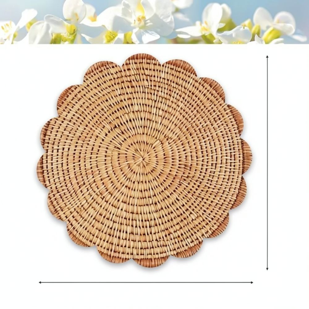 Geprinte linnen placemat met k - Table Runner recensie en prijs
