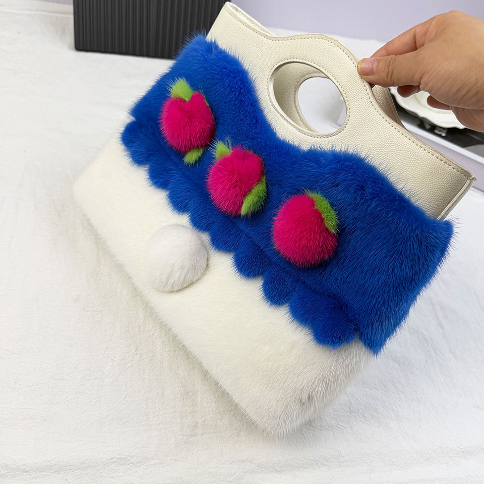 Luxe nertsbont draagtas Pluche - Interior Design High End recensie en prijs