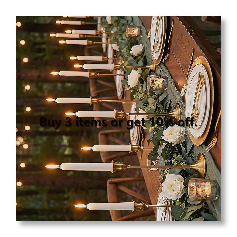 12 stuks gouden kandelaars, vi - Candle Holder Decor recensie en prijs