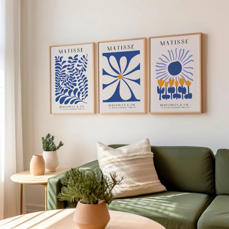 Blauwe Matisse-prints, set van - Abstract Canvas Set recensie en prijs