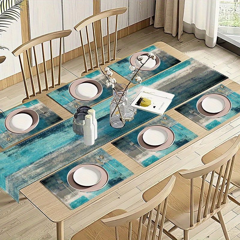 VIKAMA Morandi Abstract Ink Ta - Table Runner recensie en prijs